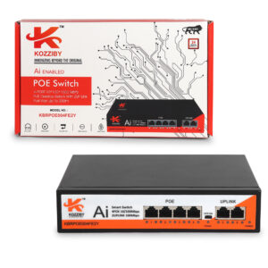 KOZZIBY POE 4 Port Normal  Model KBRPOE004FE2Y